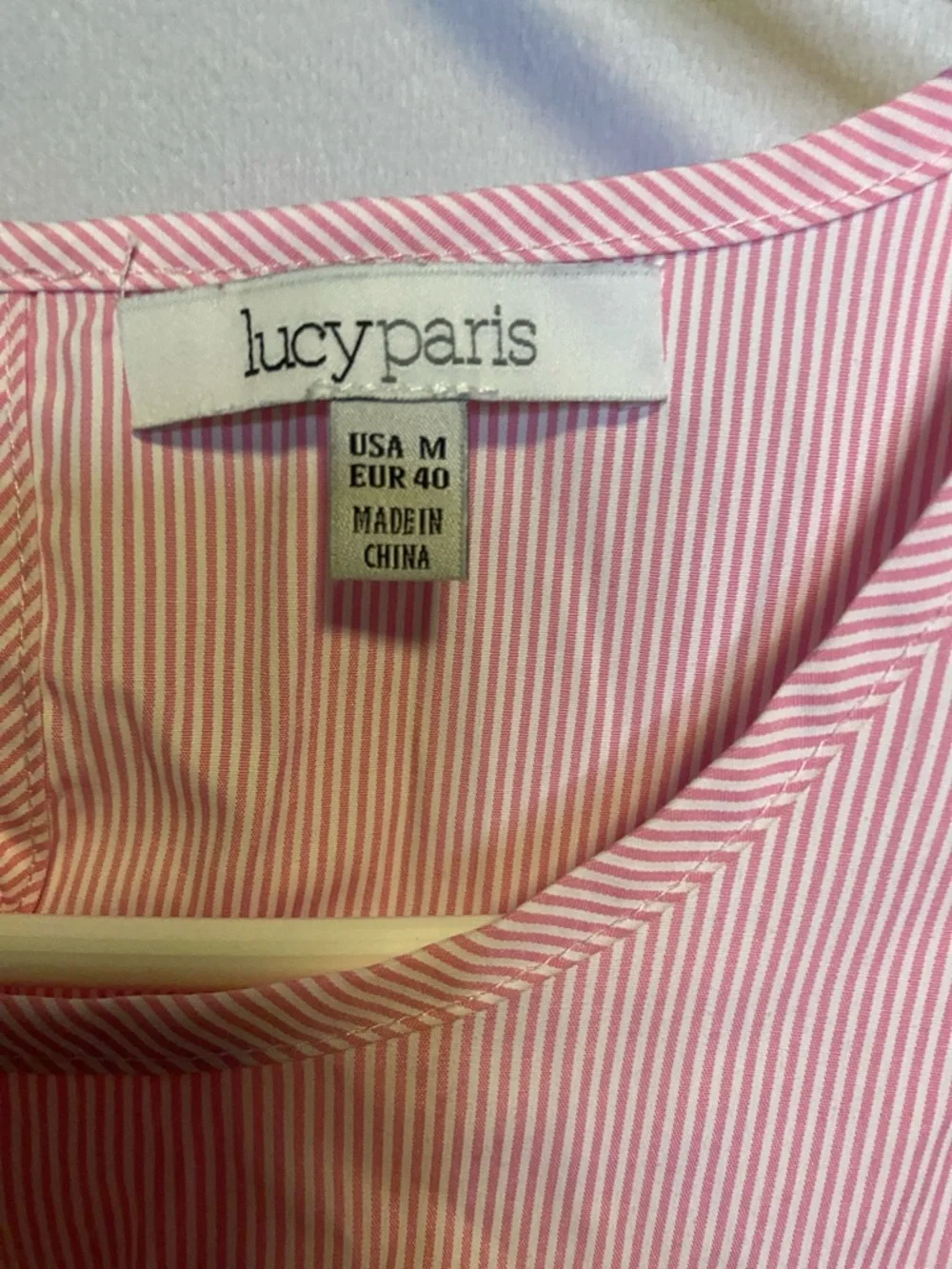 Lucy Paris Pink Ruffle Cold-Shoulder Blouse - Picture 2 of 8
